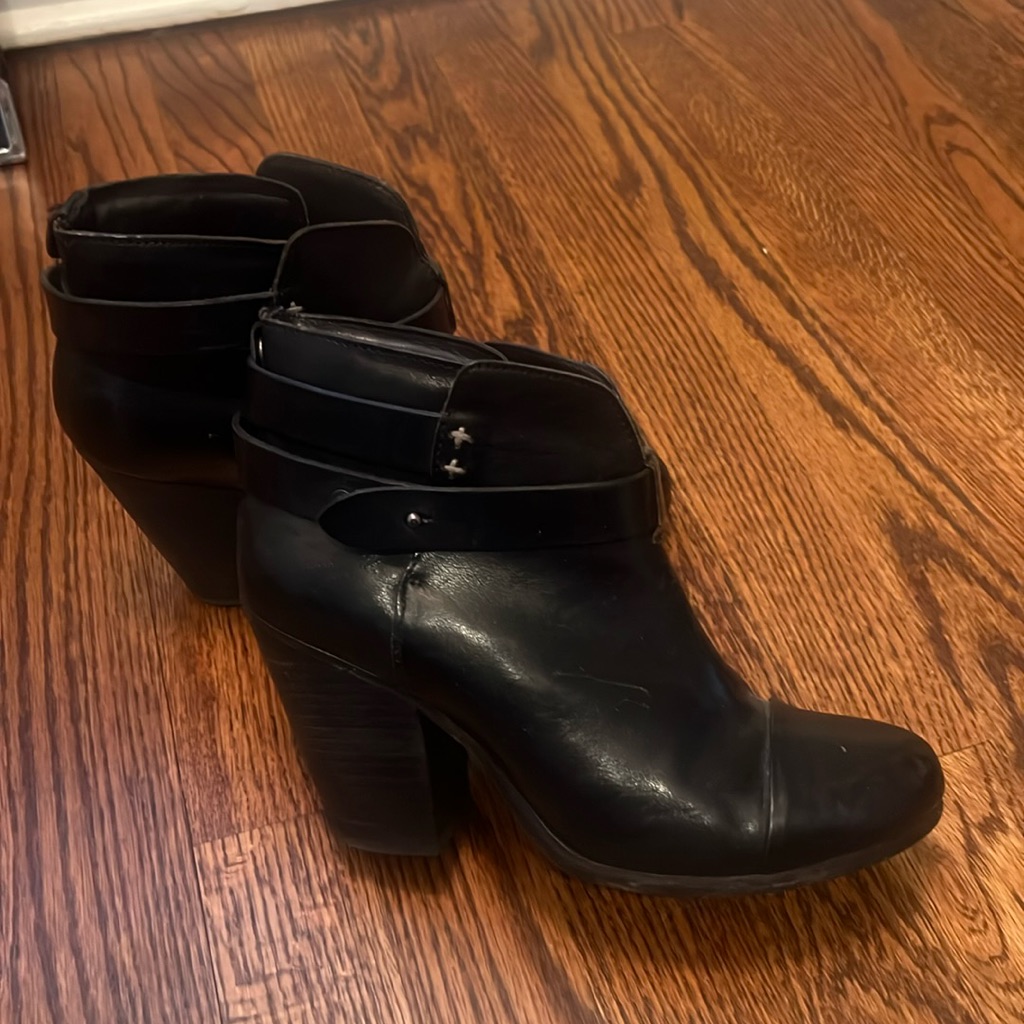 Rag &Bone Black Ankle Bootie.